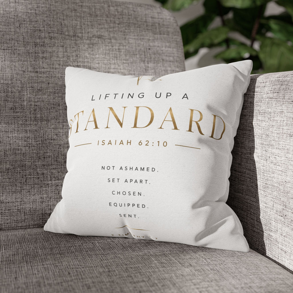 Lifting Up a Standard Pillowcase — Isaiah 62:10 Decorative Throw Pillowcase (1 case only)