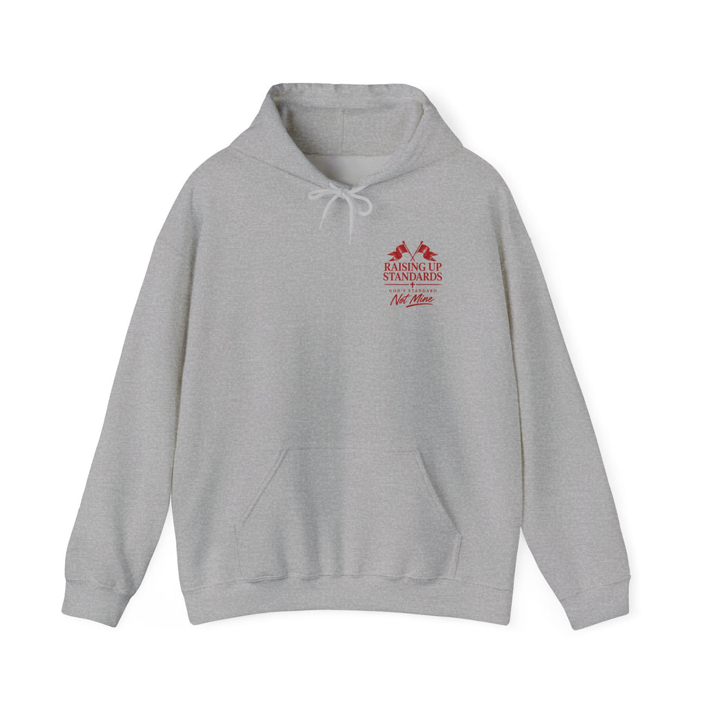 Raising Up Standards Hoodie — Faith-Based "Raising Up Standards" Pullover