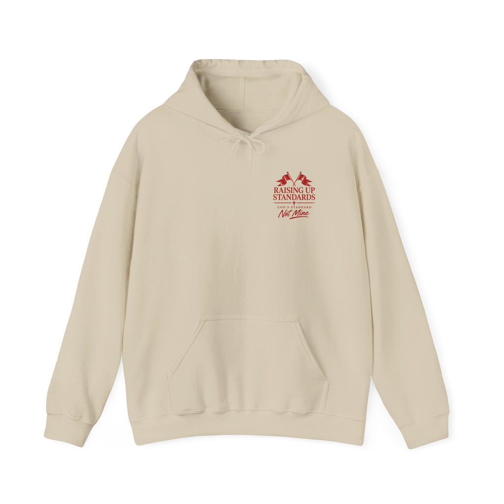 Raising Up Standards Hoodie — Faith-Based "Raising Up Standards" Pullover