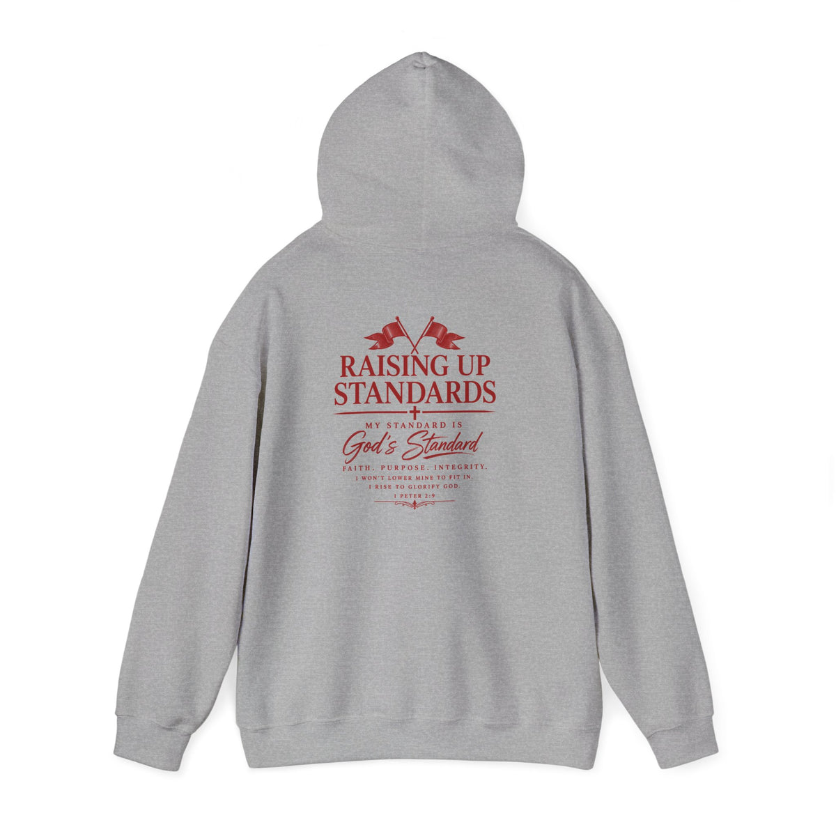 Raising Up Standards Hoodie — Faith-Based "Raising Up Standards" Pullover