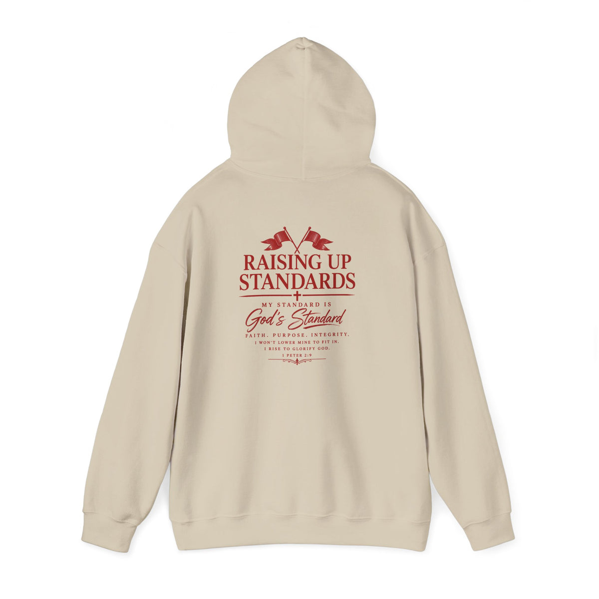 Raising Up Standards Hoodie — Faith-Based "Raising Up Standards" Pullover